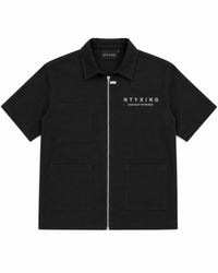 NTYXING Quiet Heat Zip Shirt — Black