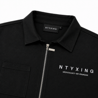 NTYXING Quiet Heat Zip Shirt — Black