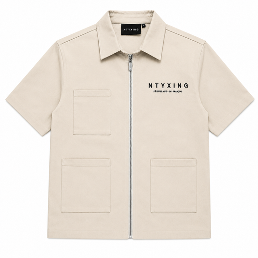 NTYXING Quiet Heat Zip Shirt — Sand