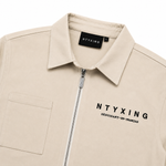 NTYXING Quiet Heat Zip Shirt — Sand
