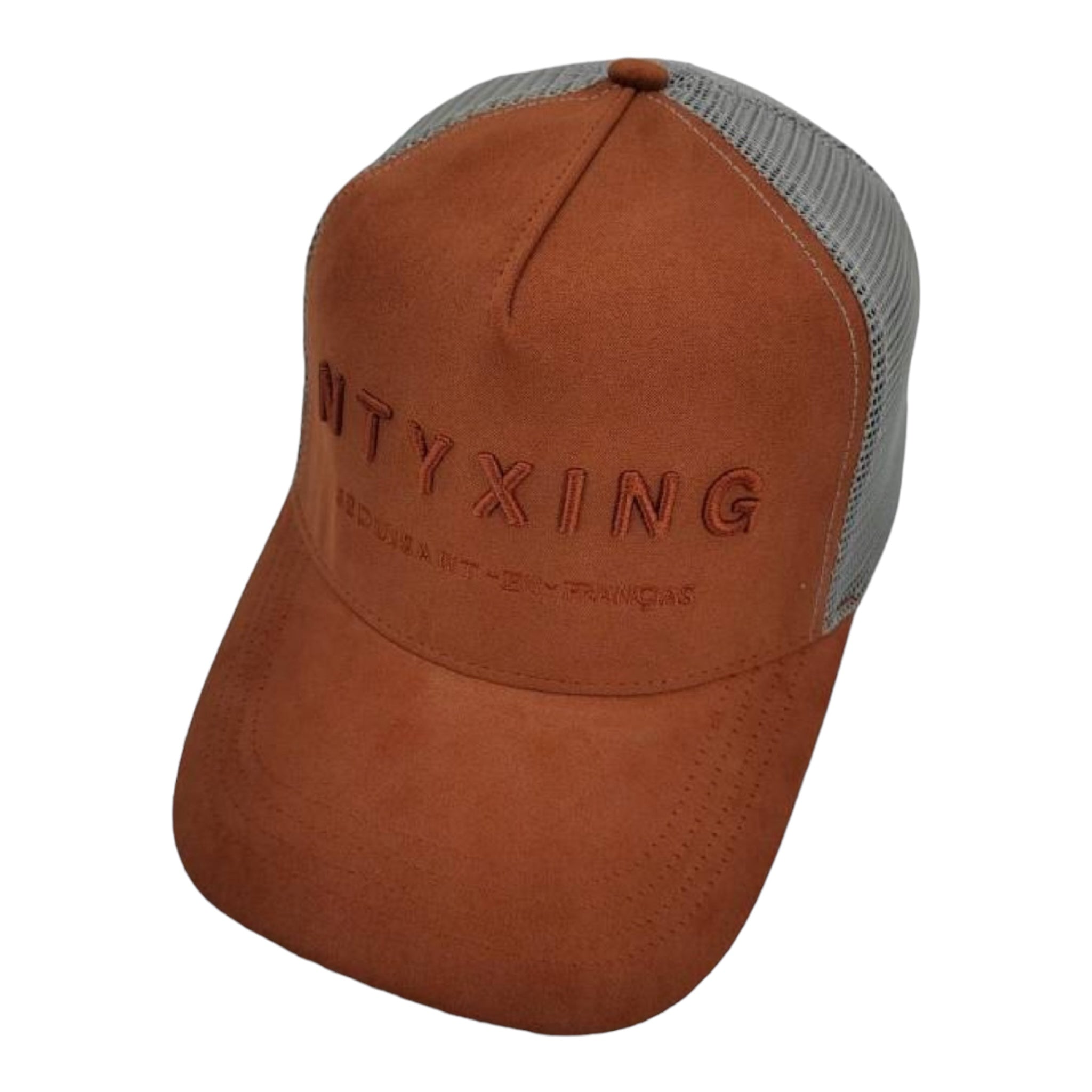 Hazelnut Suede Trucker Hat