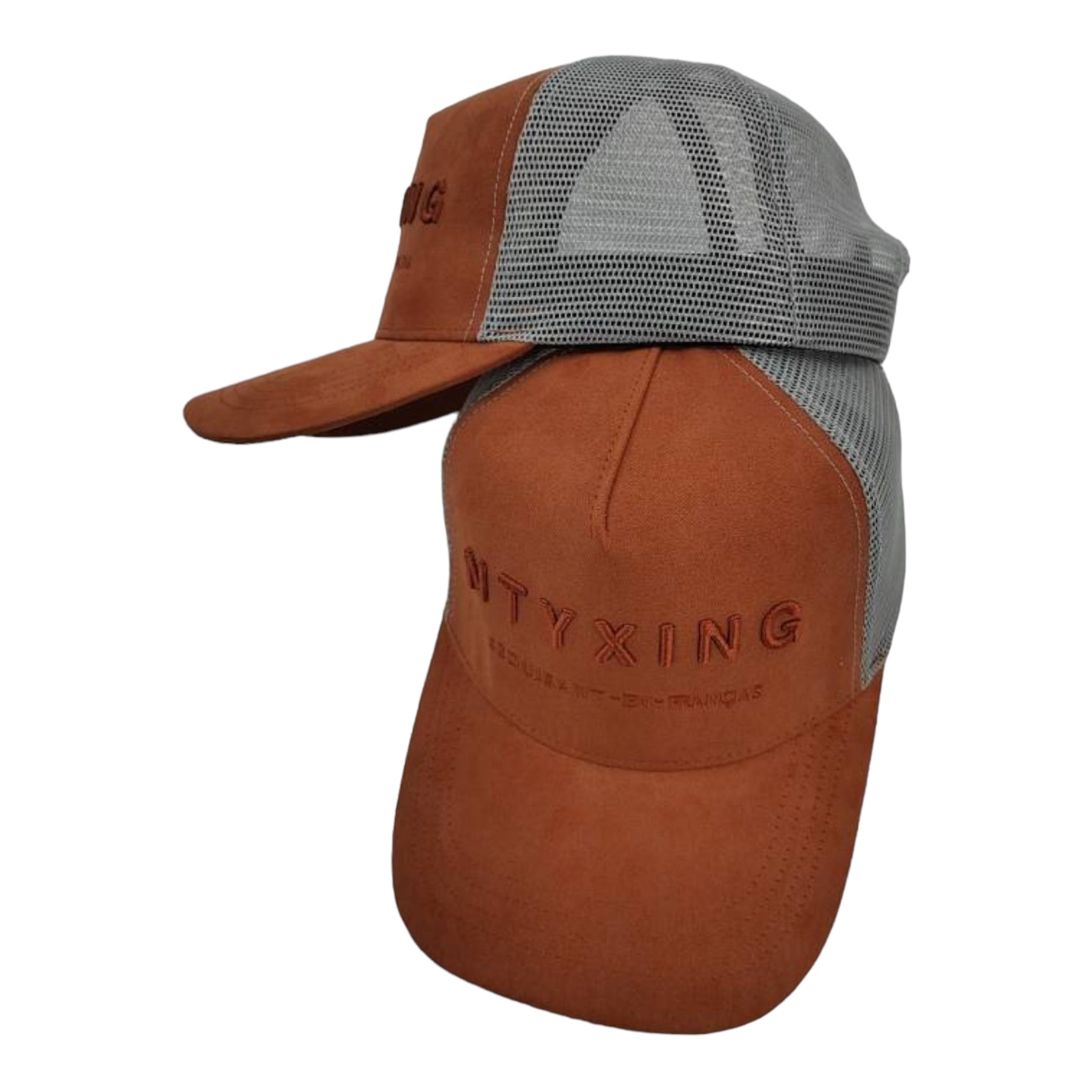 Hazelnut Suede Trucker Hat