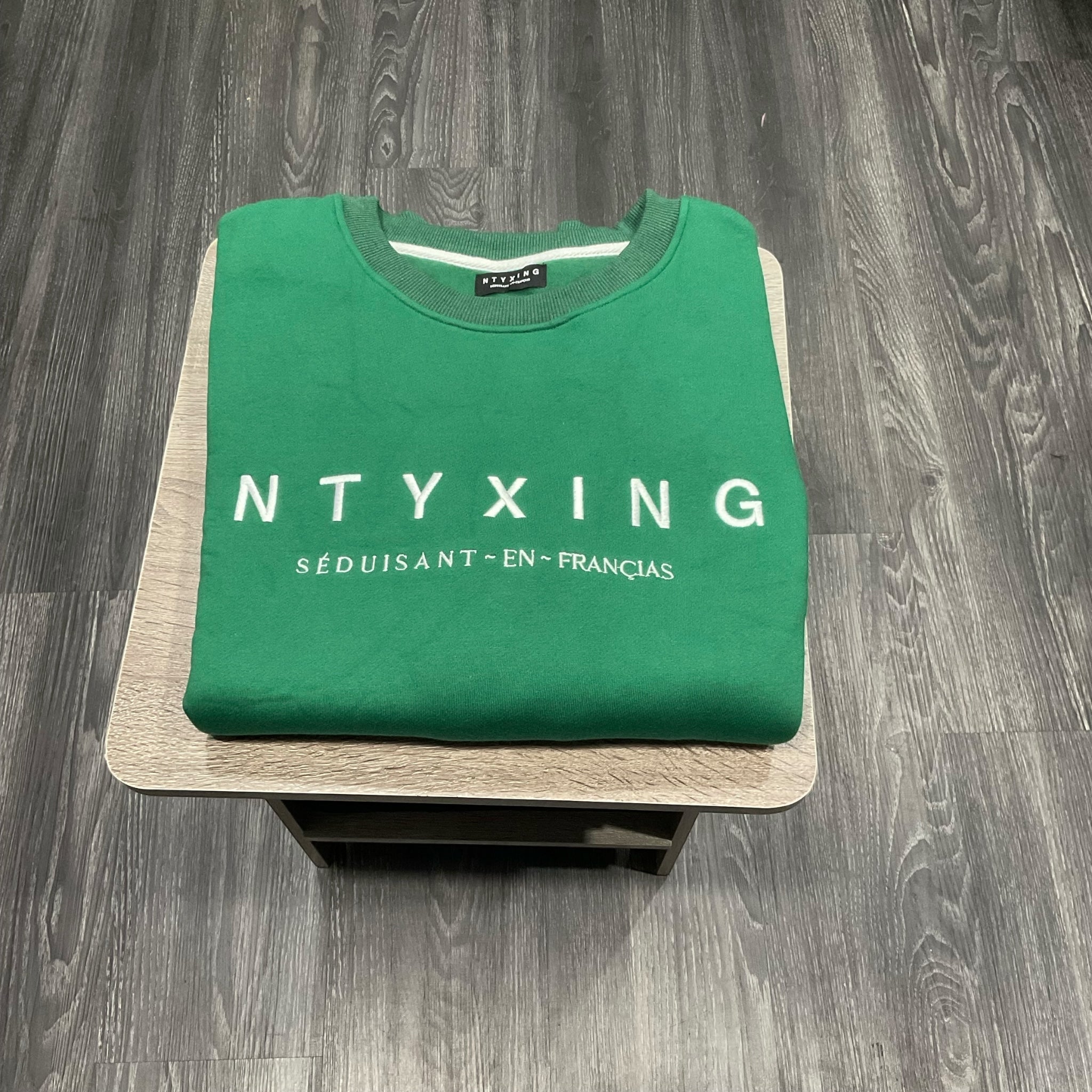 Serenity Green Crew Neck Sweatshirt